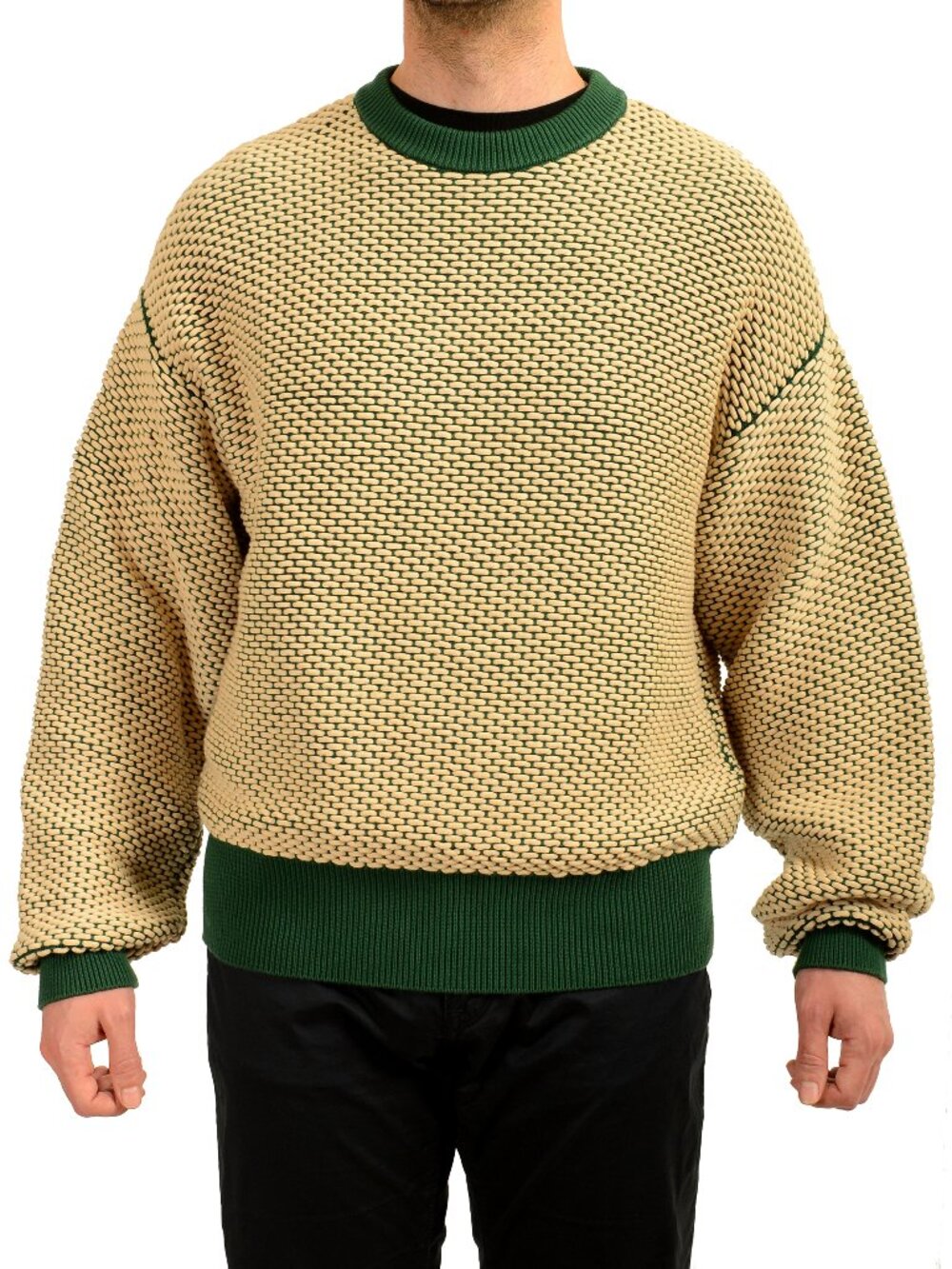 Scuderia Ferrari Men's Heavy Knitted Pullover Sweater US L IT 52